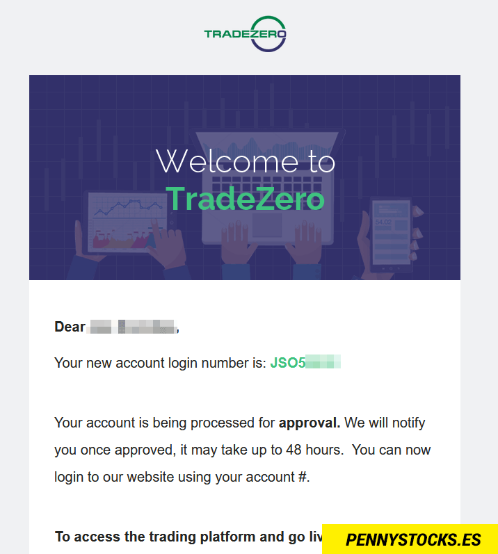 Como abrir cuenta en TRADEZERO