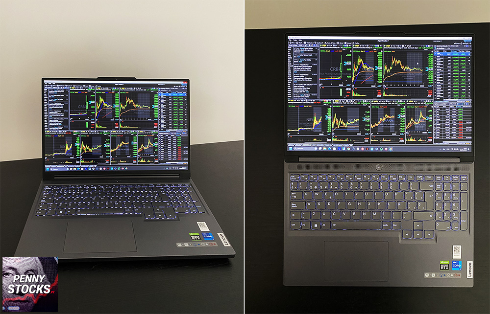 Revisión de la computadora portátil Lenovo Legion Slim 5 16IRH8 para day trading de acciones